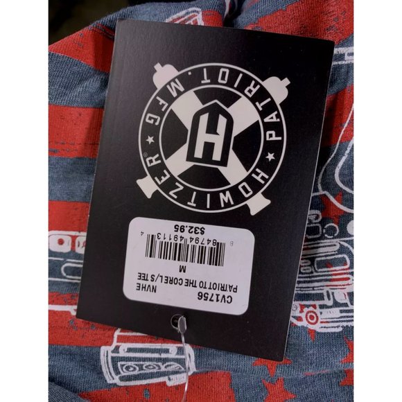HOWITZER by AFFLICTION Men's T-Shirt S/S PATRIOT - Picture 6 of 10